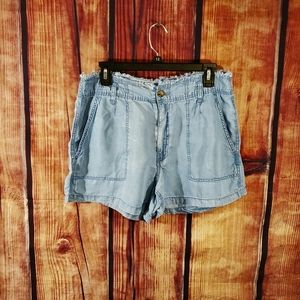 ⚡️ a.n.a A NEW DAY Light Blue Frayed 2 Front/2 Back Pockets Jean Shorts